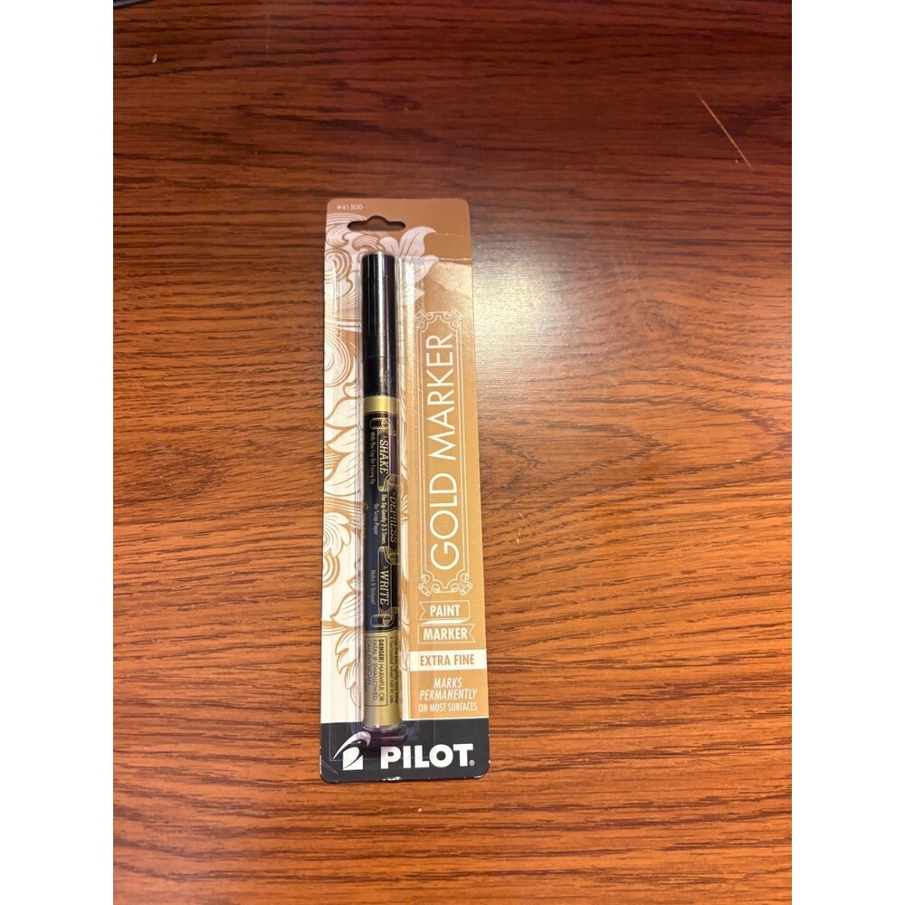 Pilot Gold Paint Marker 41500 0.5mm Extra Fine Point